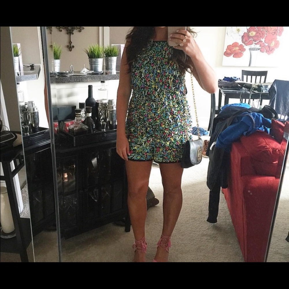 Sequins ASOS High Neck Romper